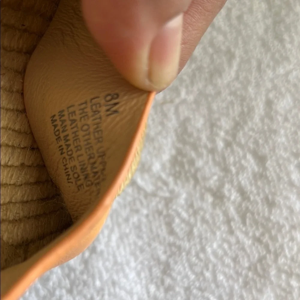 ANTONIO MELANI Orange Espadrille Shoes